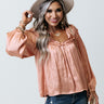 Starry Staple Top In Peach Image - 1