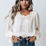 Effortless Moment Shift Top In Champagne Image - 1