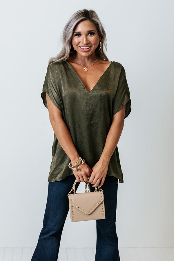 Vineyard Bound Studded Purse In Taupe Image - 3