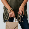 Vineyard Bound Studded Purse In Taupe Image - 1