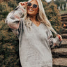 Montana On My Mind Sweater In Grey   Curves Image - 1
