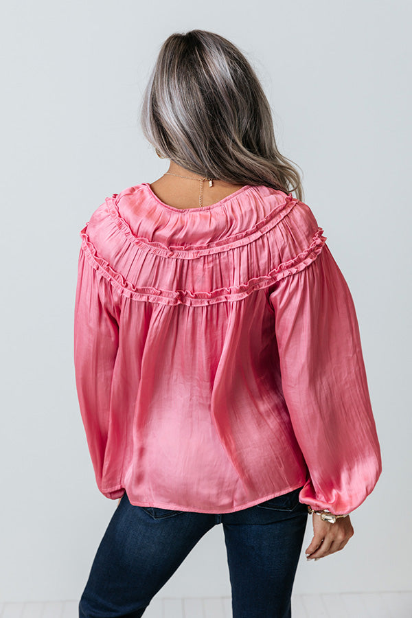 Starry Staple Top In Pink Image - 5