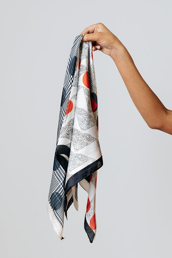 Lipstick And Lattes Scarf In Ivory Image - 1