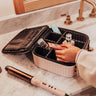Glisten up Woven Cosmetic Bag In Rose Quartz Image - 1