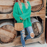 S'mores And Cozy Knit Sweater In Green Image - 1