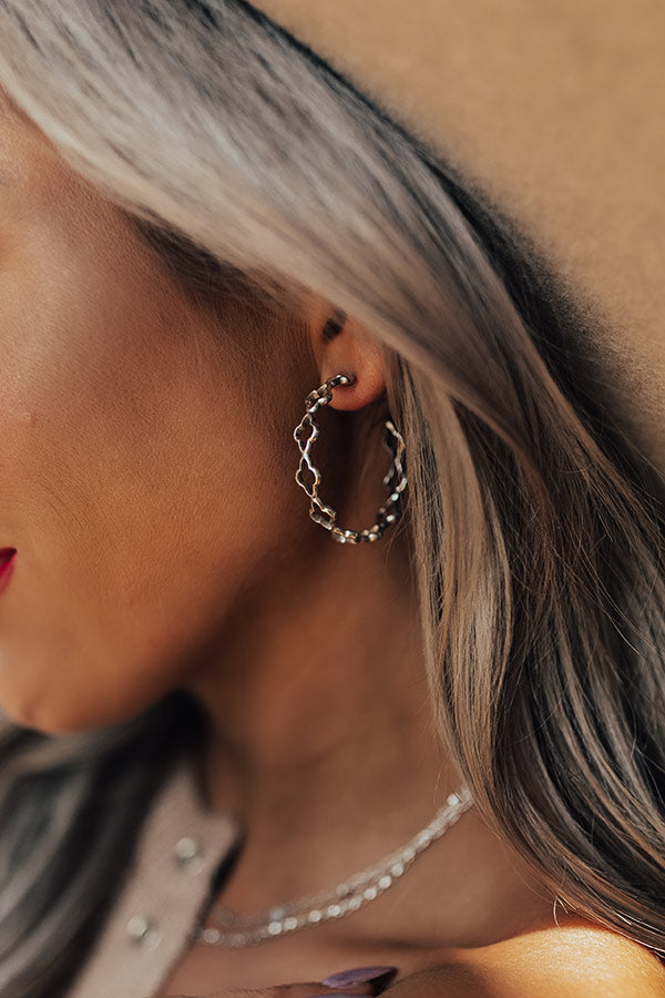 Kendra Scott Abbie Hoop Earrings in Silver Image - 2