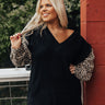 Chestnut Chill Sweater In Black Curves Image - 1