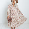 Tea And Crumpets Floral Midi In Cream Curves Image - 1