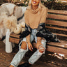 Full Moon Shift Top In Khaki Image - 1