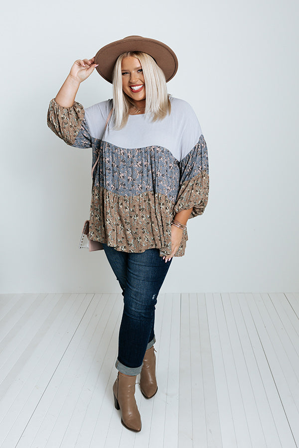 Sweet Intentions Floral Shift Top Curves Image - 2