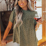 Hold My Latte Shift Top In Sage Image - 1