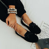 The Pip Faux Suede Moccasin Slipper In Black Image - 1