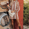 With Me Forever Shift Dress In Brown Image - 1