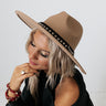 Champagne Weekend Fedora in Taupe Image - 1
