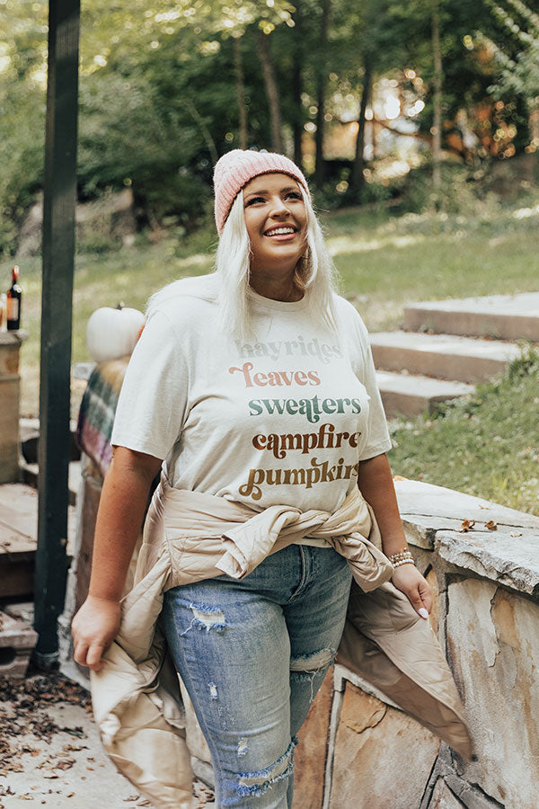 Fall List Graphic Tee