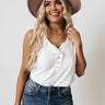 Bodega Babe Shift Top In White Image - 1