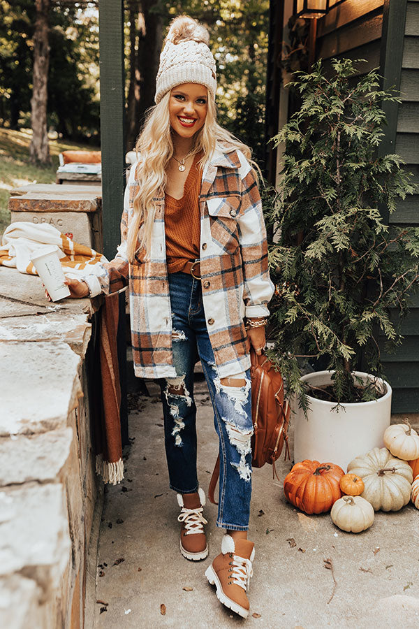 Road Trip To The Rockies Plaid Jacket