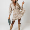 Chic Discovery Floral Dress In Birch Image - 1
