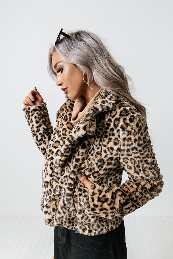 Cozy Conditions Leopard Jacket