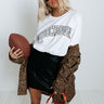 Touchdown Graphic Tee In White Image - 1