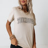 Touchdown Graphic Tee In Light Birch Image - 1