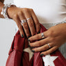 Sneak Away Ring Set In Silver Image - 1