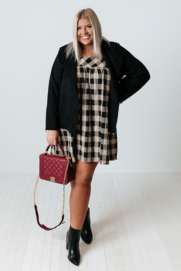 Trend Forecast Gingham Dress In Birch Curves Image - 2