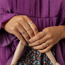 Sneak Away Ring Set In Gold Image - 1