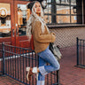 Maple Spice Knit Hoodie In Mustard Image - 1