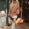 Toffee Kisses Knit Sweater In Mocha Image - 1