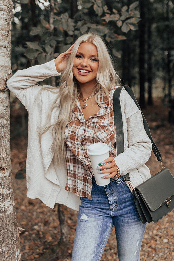 Smoky Mountain Cardigan In Ivory