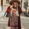 Can't Get Enough Cuddles Cardigan In Rust Image - 1
