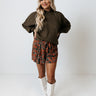 Full Of Warmth Tunic Sweater In Martini Olive Image - 1