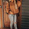 Lovely Chill Sweatshirt In Mocha Image - 1