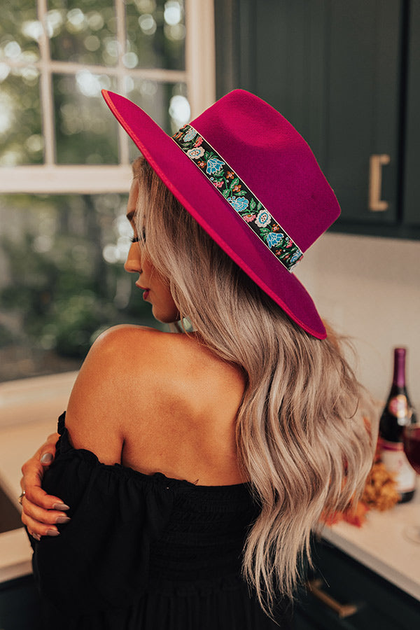 Carry Your Kisses Wool Fedora
