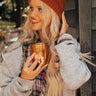Upper East Side Views Beanie In Rust Image - 1