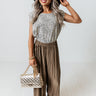 Prosecco Tasting Shift Top In Ivory Image - 1