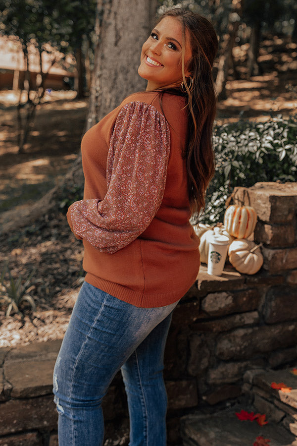 Serving Up Spice Sweater In Cinnamon  Curves Image - 3