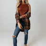 Fresco Feels Ribbed Top In Cinnamon Image - 1