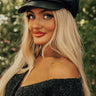 Weekend In Asheville Faux Leather Cap In Black Image - 1