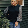 Serving Up Spice Sweater In Black Curves Image - 1