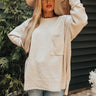 Golden Light Shift Sweater In Cream Image - 1