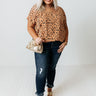 Balancing Act Shift Top In Light Rust Curves Image - 1