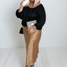 Faded Days Midi Skirt In Iced Latte Curves Image - 1