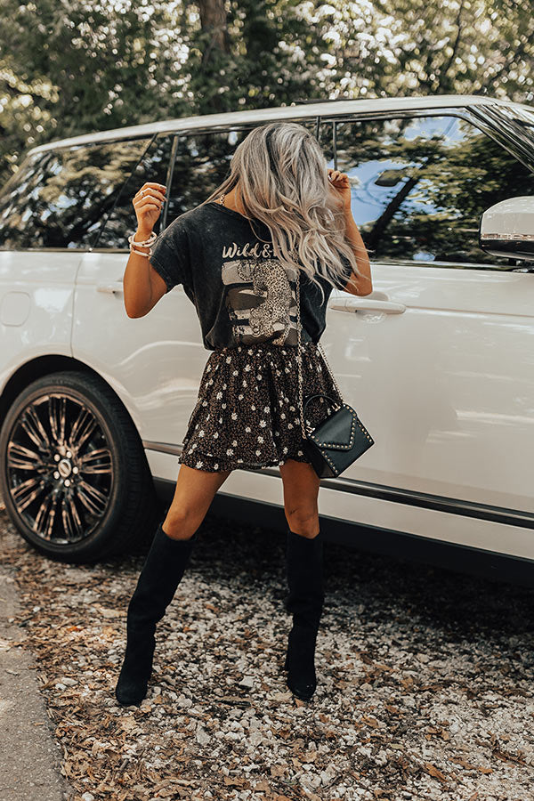 Sweetest Love Shorts In Black