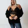 I'm Yours Lace Bralette In Black Curves Image - 1