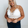 I'm Yours Lace Bralette In Ivory Curves Image - 1