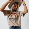 Good Vibes Graphic Tee Image - 1