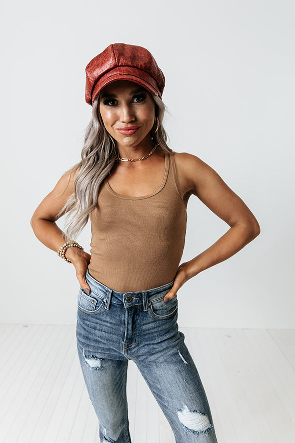 Wish For Warm Weather Tank In Mocha Image - 1