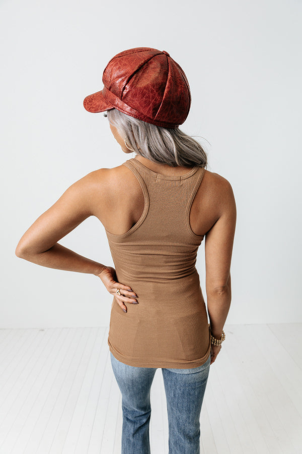 Wish For Warm Weather Tank In Mocha Image - 5